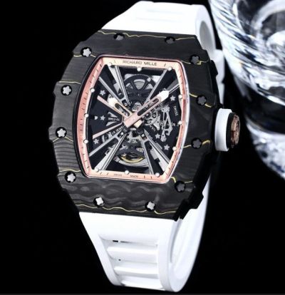 Richard Mille RM12-01 Black Carbon Fiber Case 45mm Watch